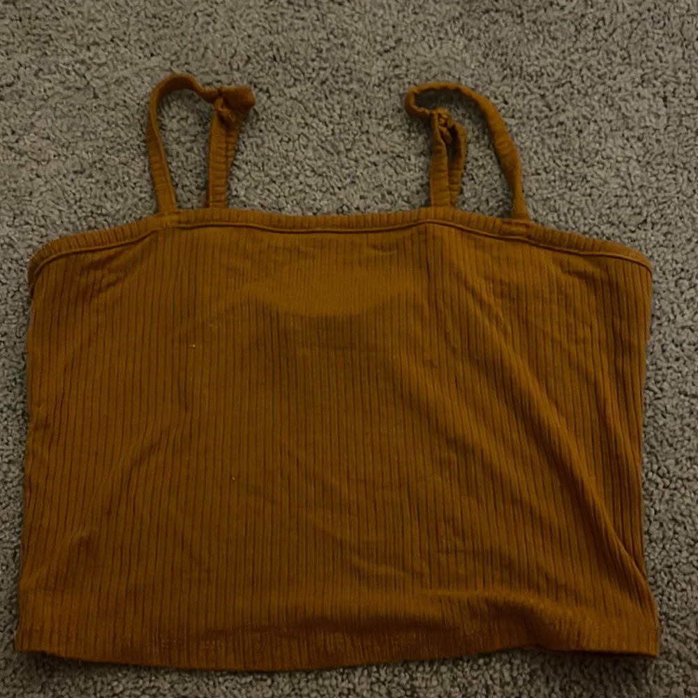 Orange tank top from tillys